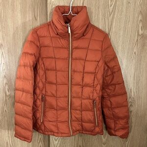 Michael Kors Orange Packable Down Puffer Jacket